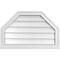 Ekena Millwork Octagonal Top Surface Mount PVC Gable Vent w/ 2"W x 2"P Brickmould Sill Frame, 28"W x 18"H GVPOT28X1803SN - alternate 1